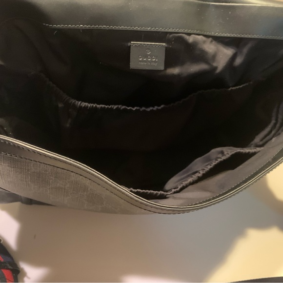 Authentic Gucci GG supreme diaper bag